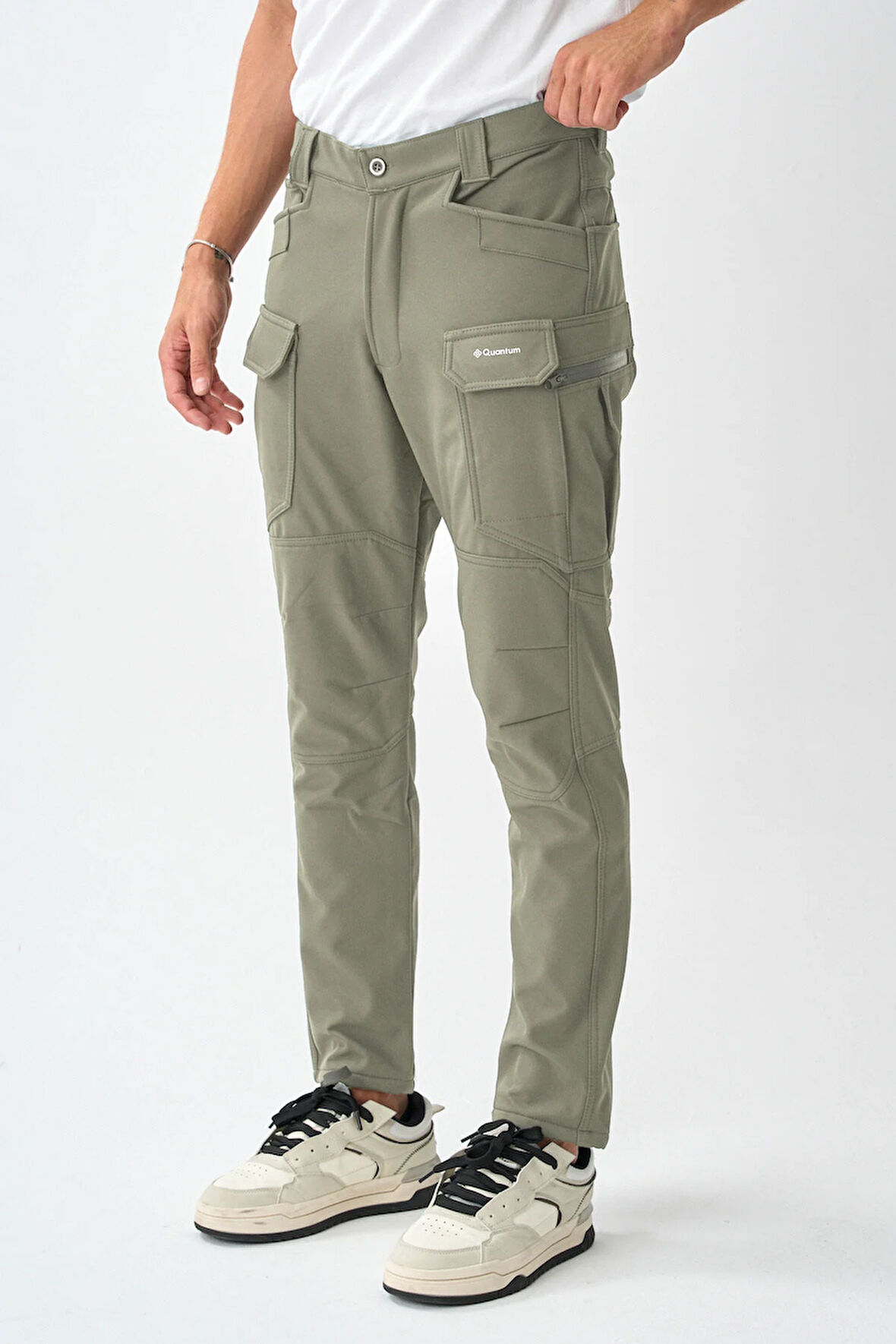 Soft Shell Rüzgar, Su & Soğuk Geçirmez İçi Polarlı Kışlık Taktik Pantolon E218-5