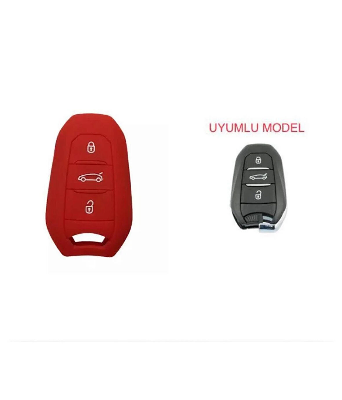 Peugeot 208 308 508 2008 3008 5008 Rifter Anahtar Koruma Kılıfı Sustasız Anahtarsız Çaliştırma