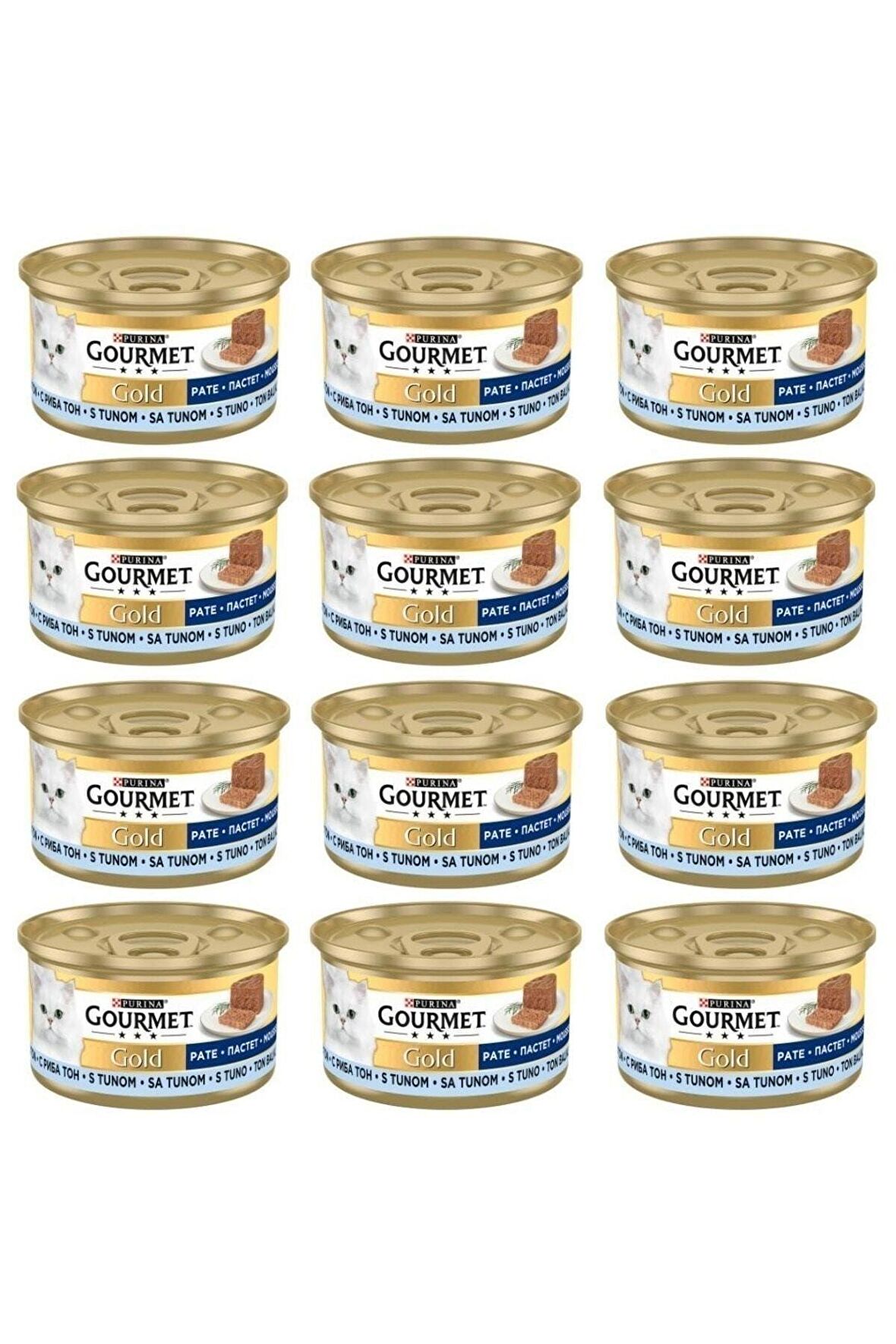 Kıyılmış Ton Balıklı Kedi Konserve Maması 85 Gr 12 Adet