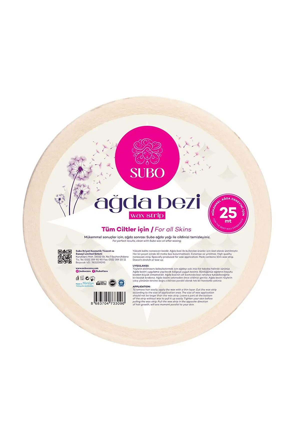 SUBO AĞDA BEZİ RULO 25 mt