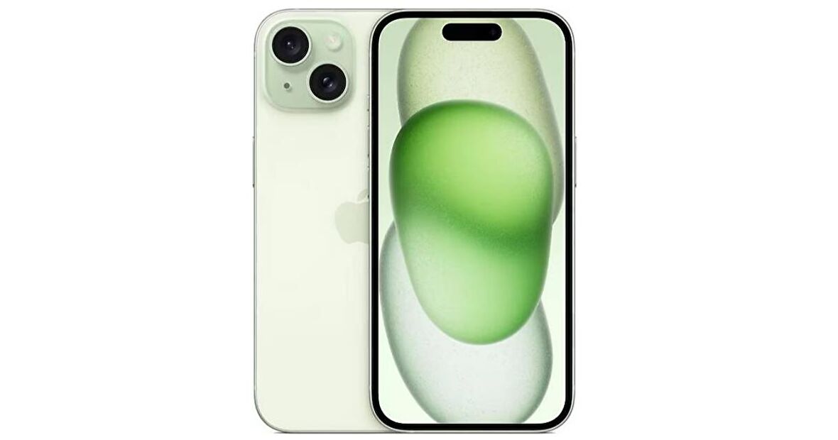 Yenilenmiş iPhone 15 128 GB Yeşil B Kalite Cep Telefonu