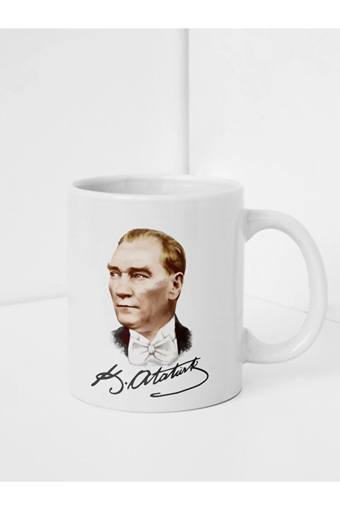 Atatürk Temalı Kişiye Özel Tasarımlı Kupa Bardak