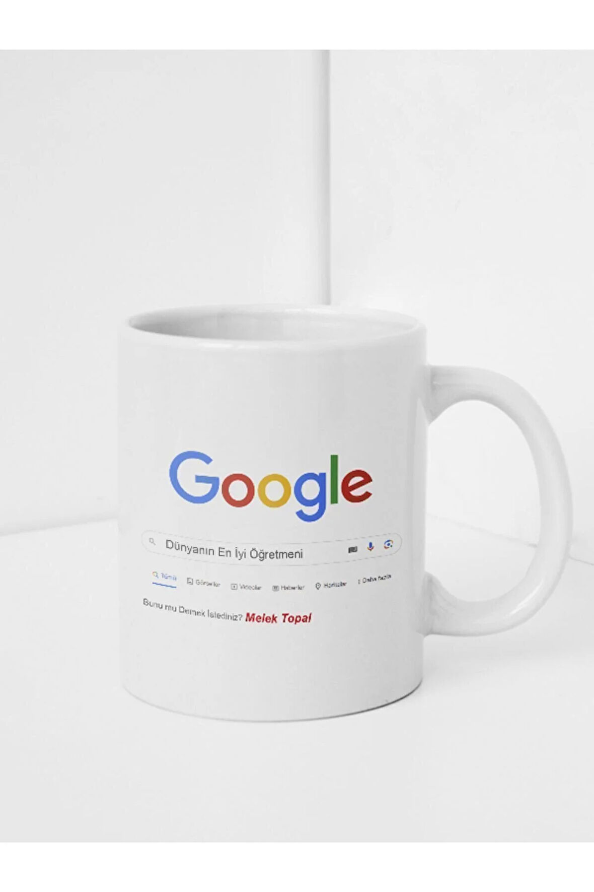 Google Temalı "Bunu mu demek istediniz" Kişiye Özel Tasarımlı Kupa Bardak