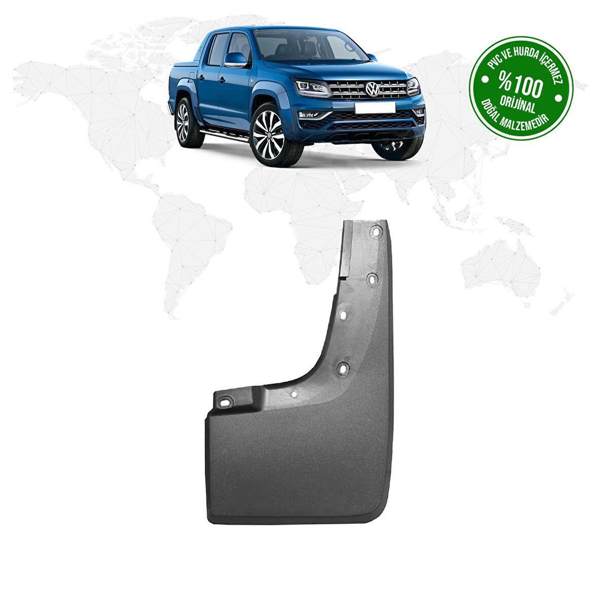 Volkswagen Amarok 2011 - 2020 Model Sağ Ön Paçalık (ÇAMURLUK - TOZLUK)