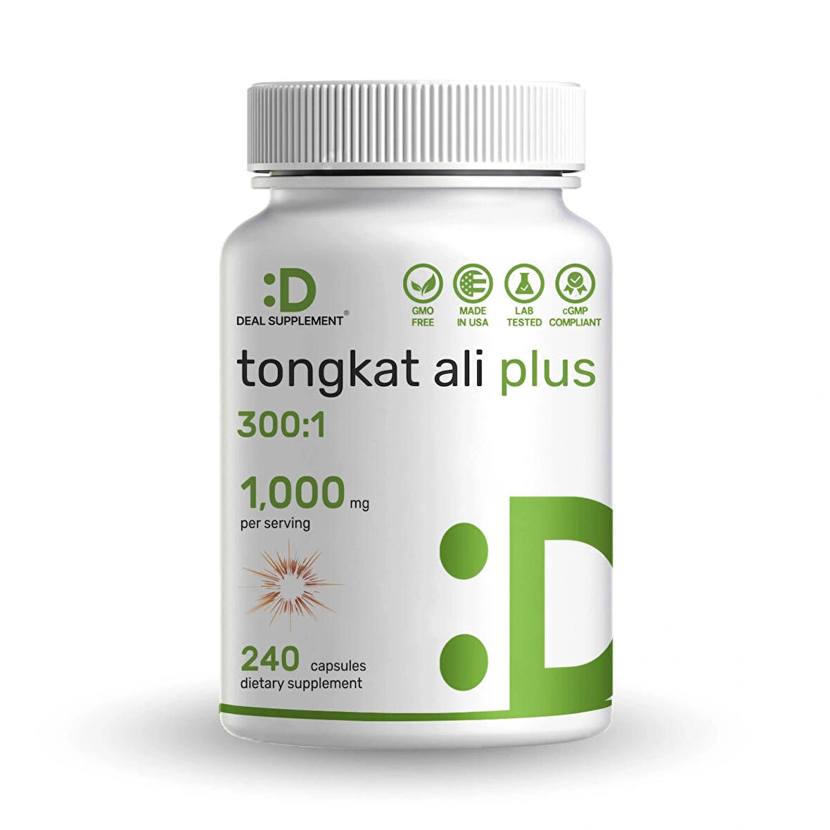 Deal Supplement Tongkat - Horny Goat Epimedıum 1100mg Per Serving 240 Capsules