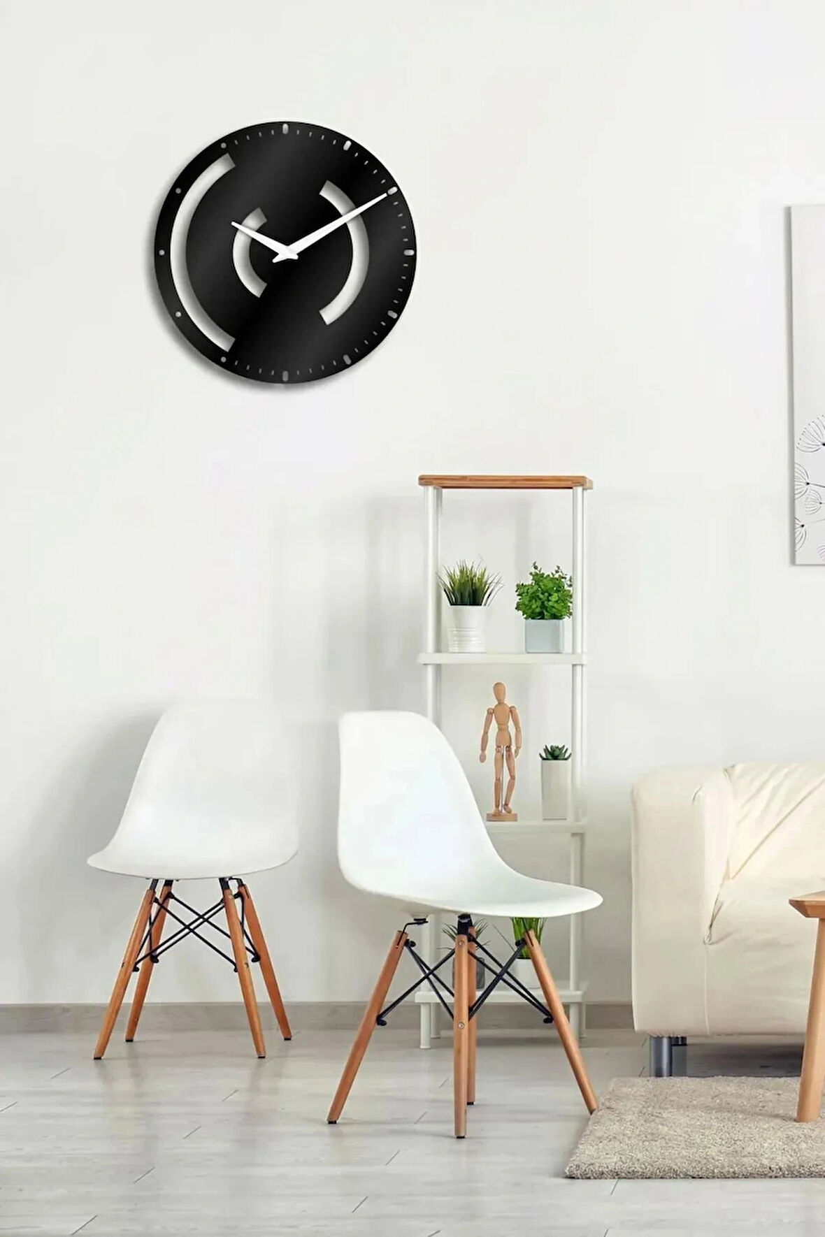 Modern Ahsap Tasarımlı Dekor Duvar Saat