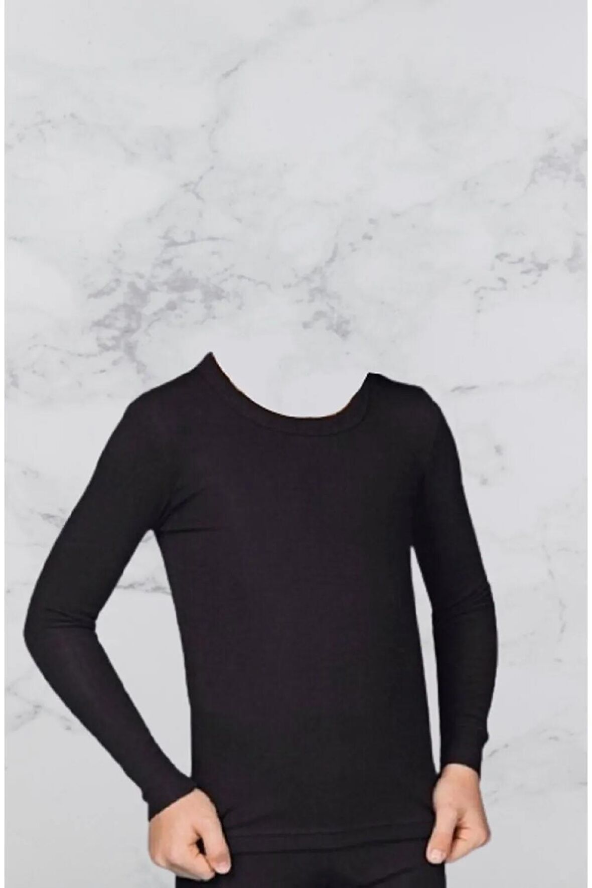 1'li 847 Çocuk Termal Kışlık Üst Uzun Kollu