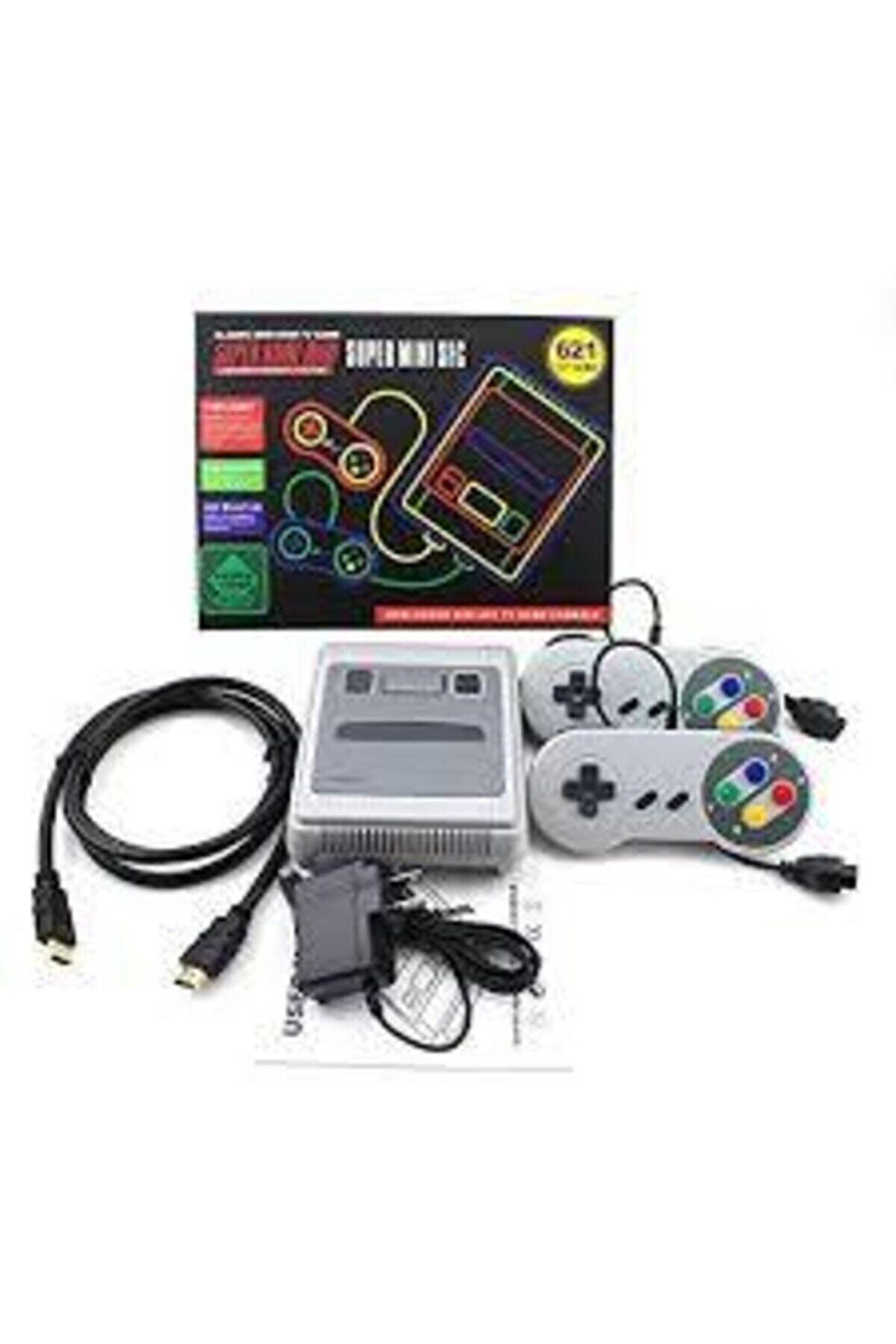 Süper Atari 621 Adet 8 Bit Oyun Içinde Hdmı Ile Kolay Bağlantı