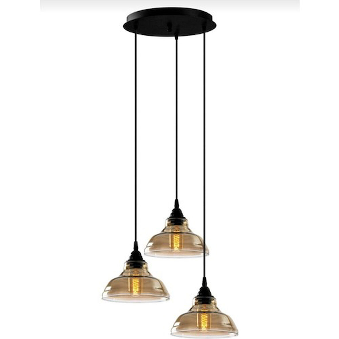 Mylights Her Oda ve Mekan Için Şık Tasarım Duy E27 Max 100W LED Yada Tasaruflu Ampul Kullanlır Ampul Hariçtir