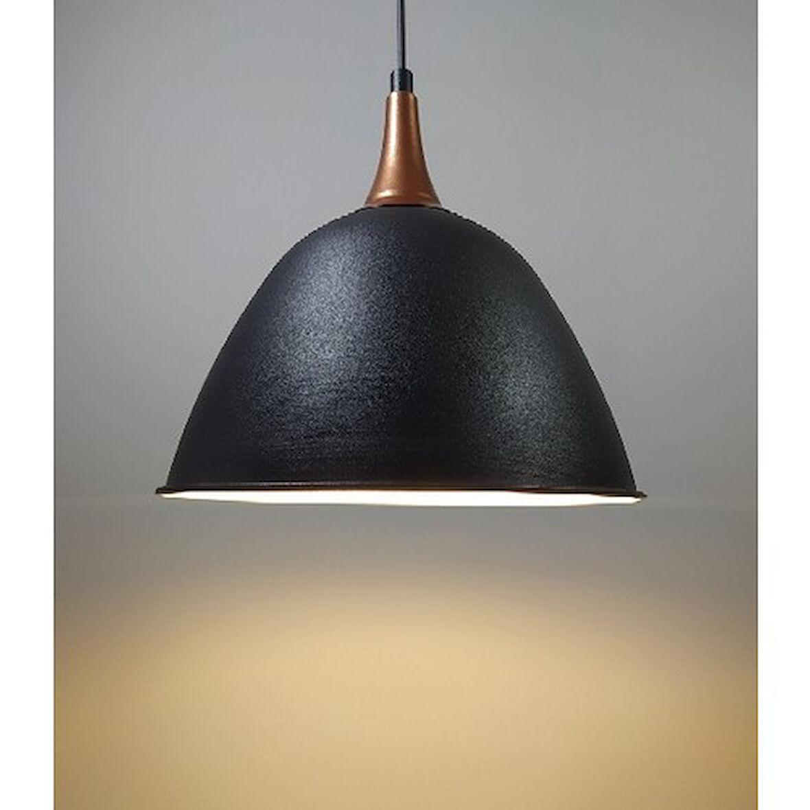 mylights Siyah Içi Beyaz Vintage Metal Sarkıtlar