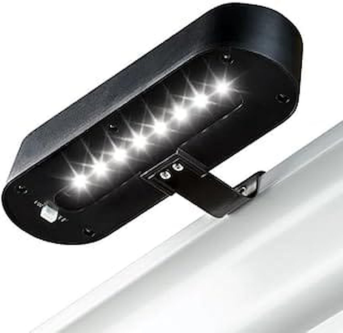 Güneş Enerjili Solar Şarjlı Led Balkon Duvar ve Oluk Lambası Işıldak Dekoratif Bahçe Fener