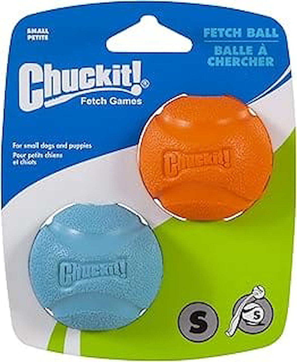 Chuckit! Fetch Ball 2'Li Köpek Oyun Topu (Küçük Boy)