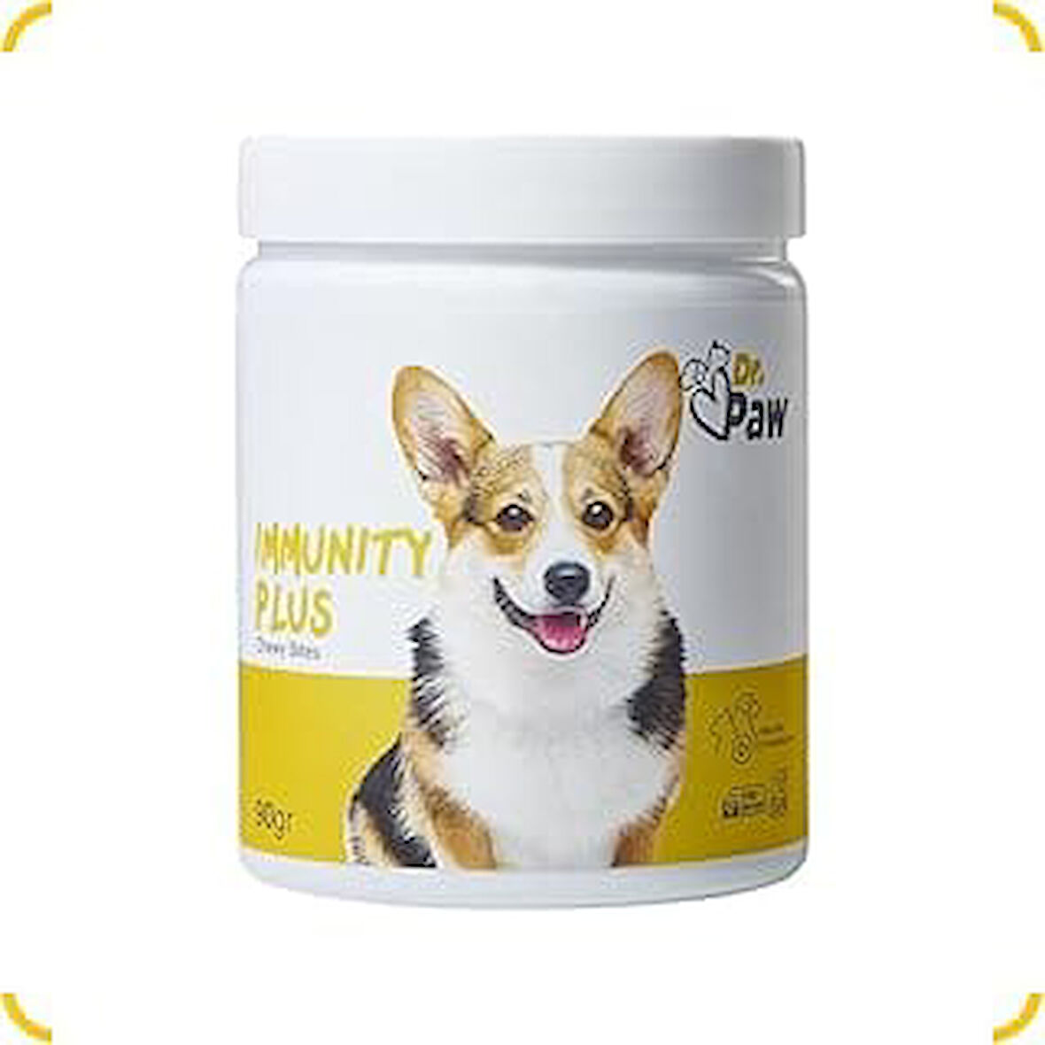 Dr. Paw Immunity Plus Küçük Irk Köpekler Için Glütensiz Ve Şekersiz Immün Ve Enerji Desteği (60 Tabl