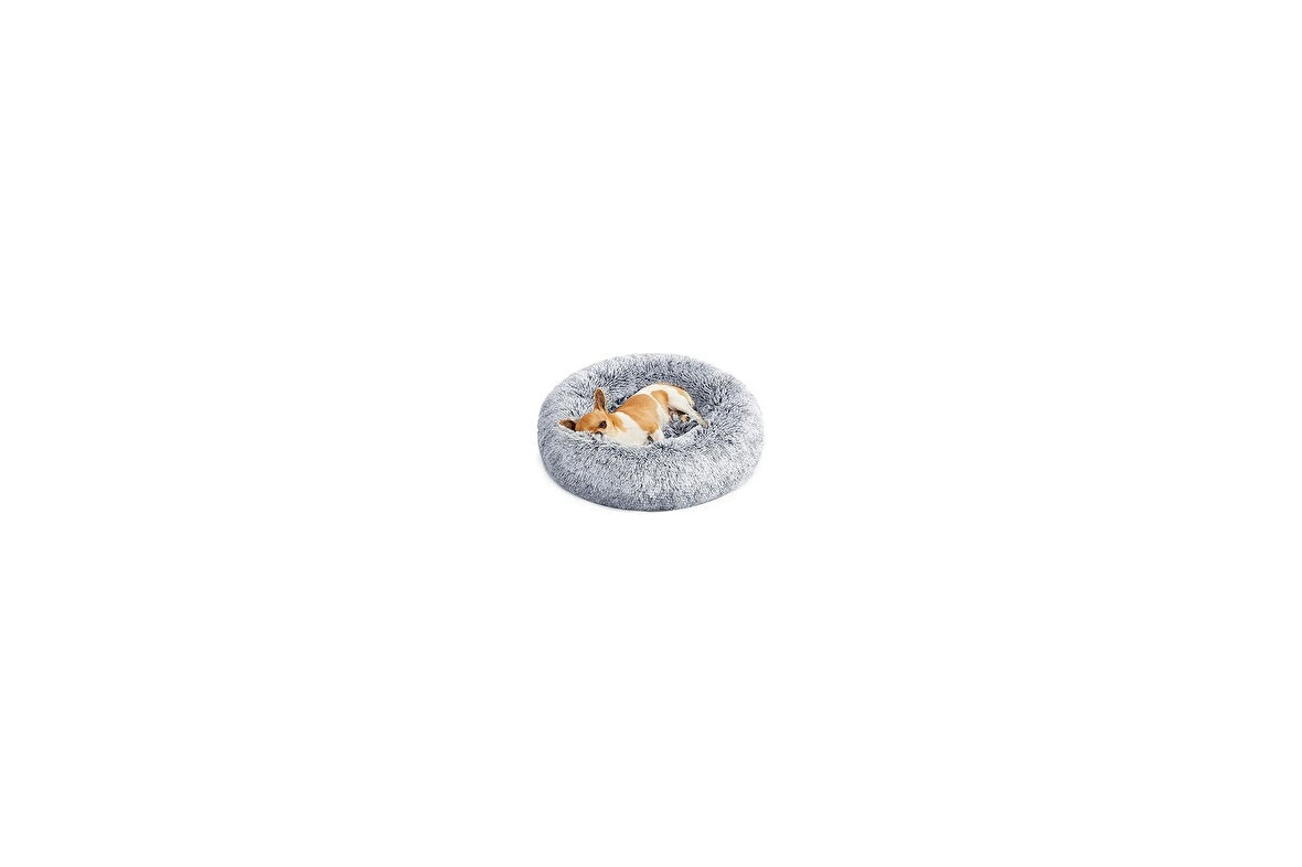 Feandrea Pgw037G01 Yumuşak Köpek Yatağı, Kedi Yatağı, Donut Yastık, Yıkanabilir, Ortadan Kaldırılabi