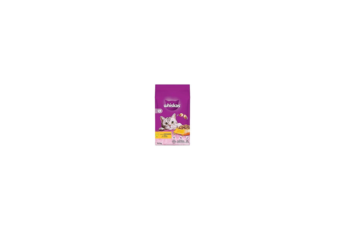 Whiskas Tavuklu Yetişkin Maması 3,8 Kg