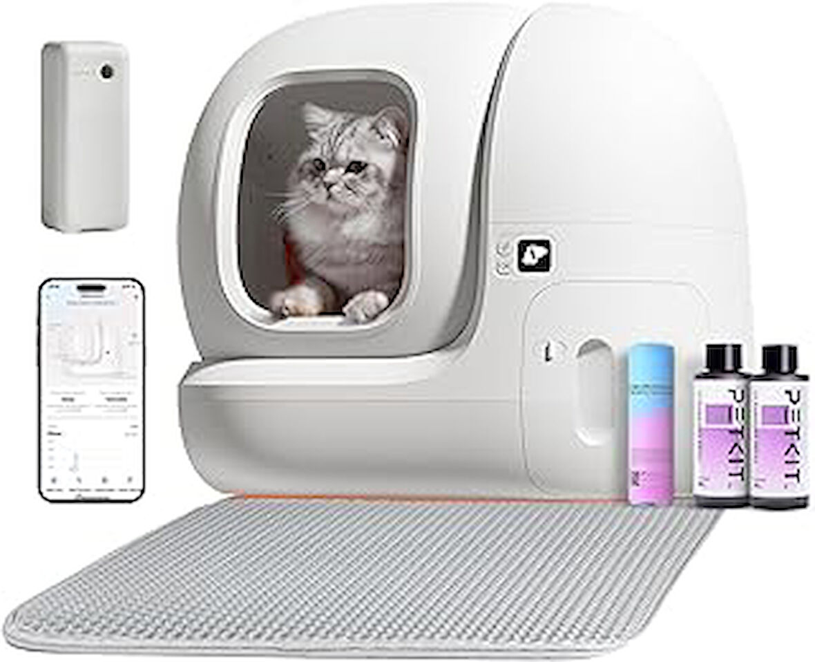 Petkit Pura X Akıllı Kedi Tuvaleti - Beyaz (Resmi Distribütör Garantili)