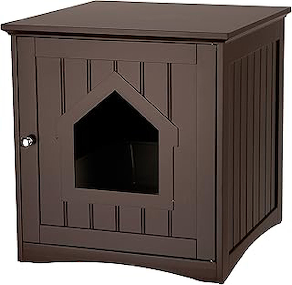 TRIXIE Çöp Kutusu Muhafazası, Gizli Kitty Çöp Kutusu Dolabı, Mobilya Tarzı, Espresso-Kahverengi 9 kg