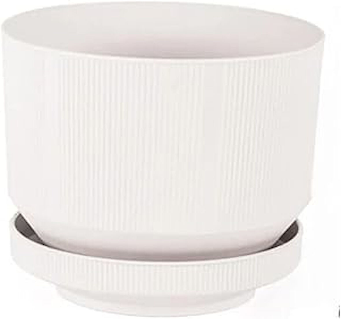 Plastik Tabaklı Saksı 1 Adet 6 Lt