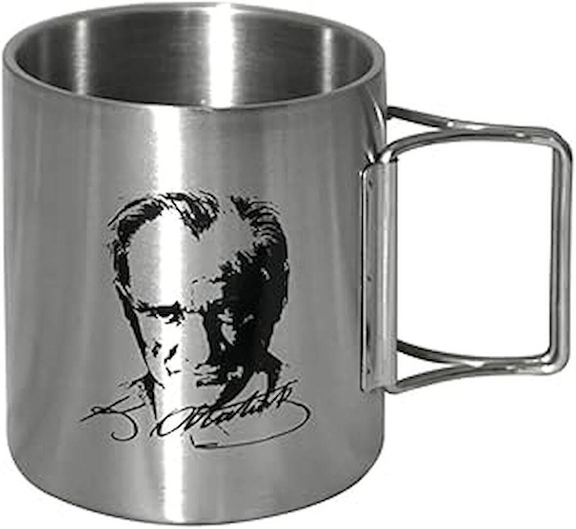 Orcamp Katlanır Saplı Çelik Bardak Atatürk Out-1800