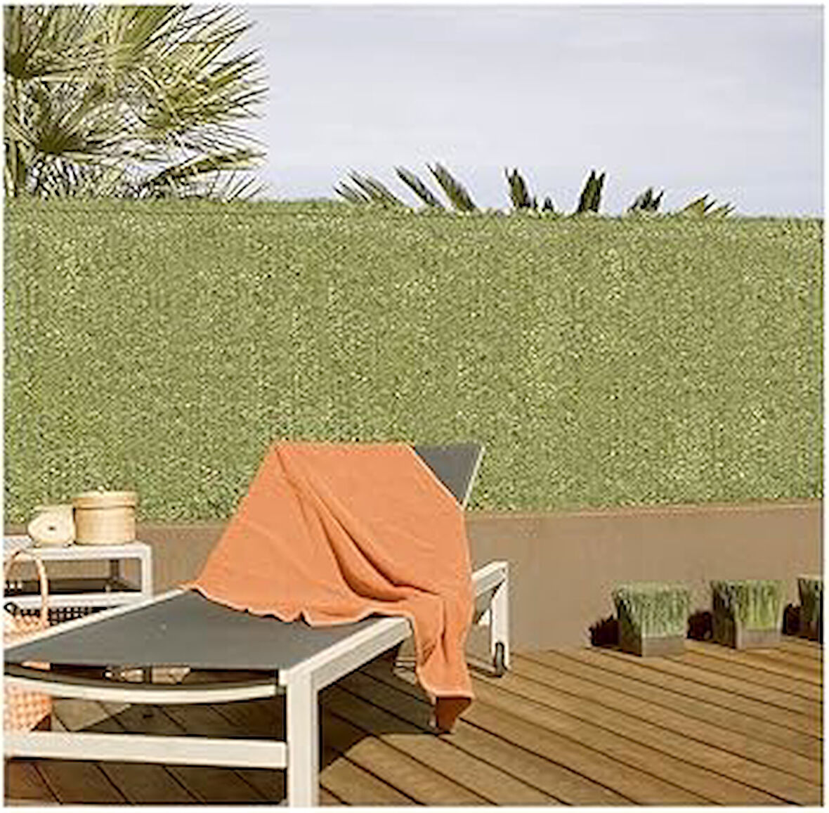 Intermas 2012334 Greenset Yeşil 1X3 M Çim Çit Suni Çevirme Çiti