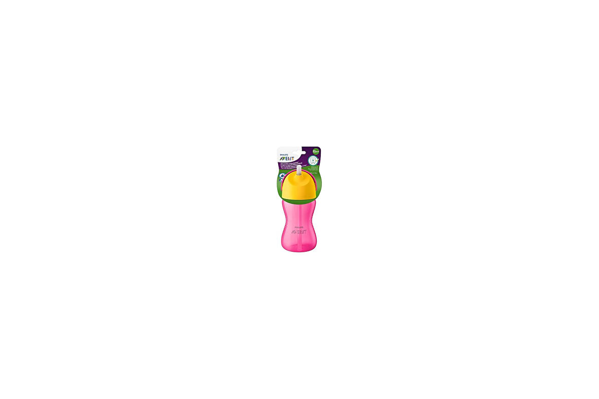 Philips Avent Scf798/02 Desenli Pipetli Bardak (300 Ml, Pembe)