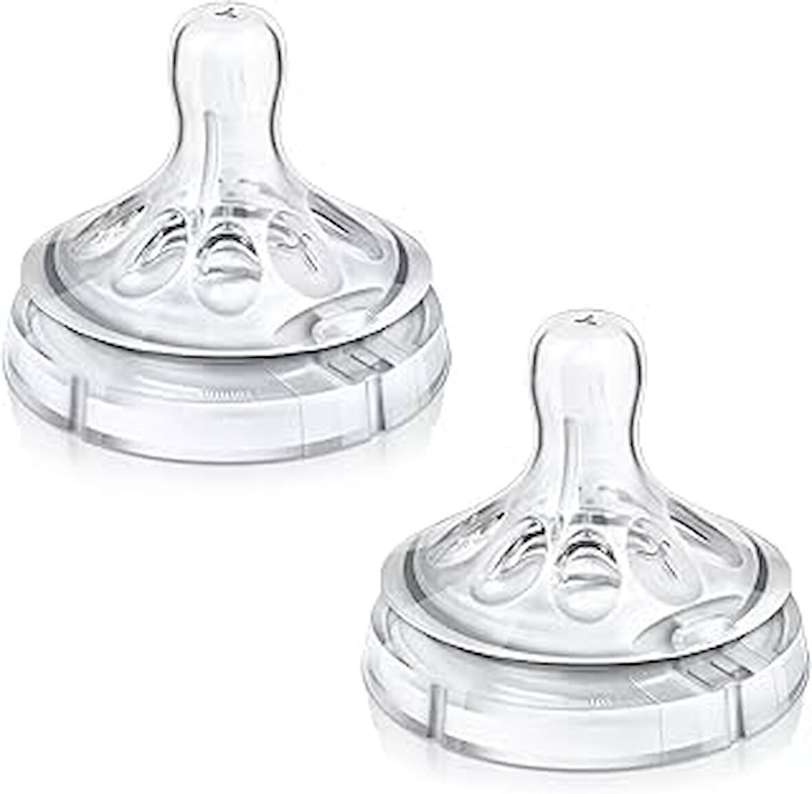 Avent Natural Biberon Emziği, 2 Numara, 1M+ 2'Li
