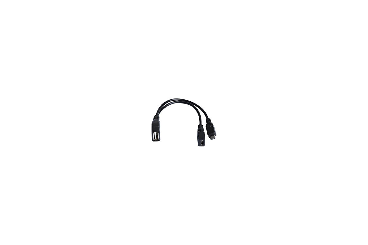 Dark Micro Usb Erkek - Usb 2.0 Dişi, Micro Usb Dişi Otg Y Kablo (Dk-Cb-Microtg2Y)