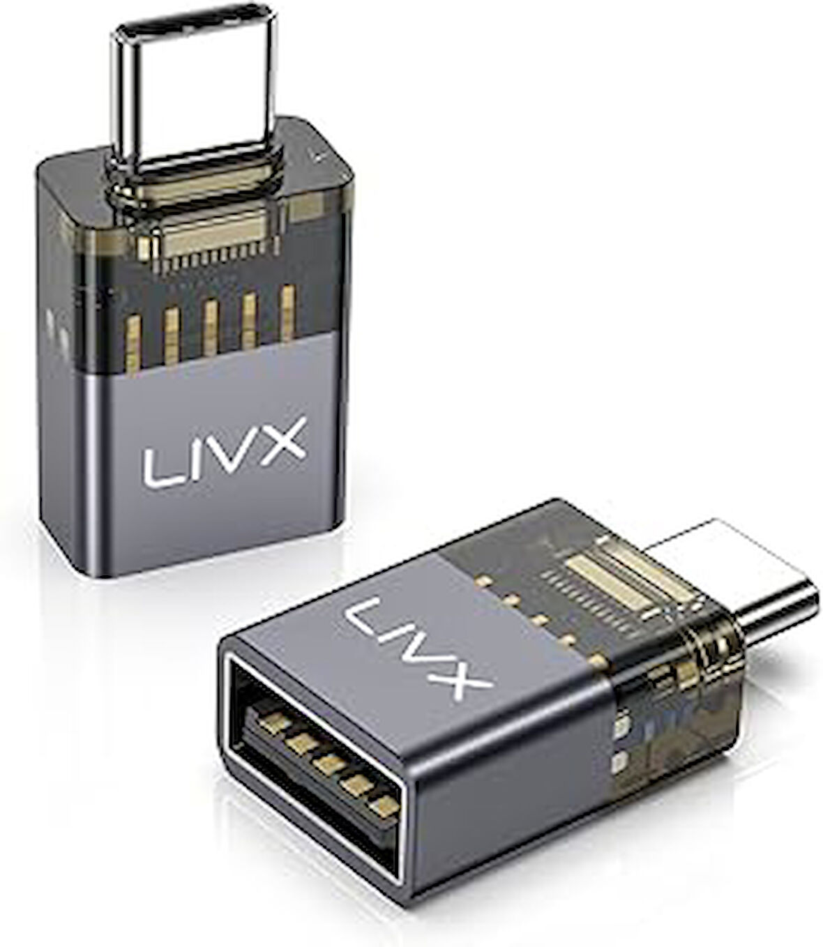 Livx Type C To Usb3.2 Çevirici Dönüştürücü Otg 10Gbps 60W Ultra Hızlı Şarj Ve Veri Aktarımı Otgdm