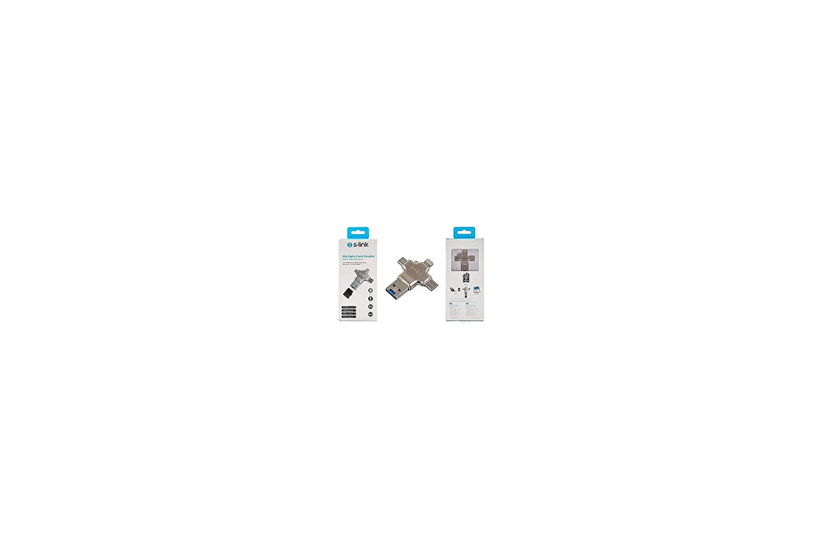 Sl-Ta35M 4In1 Usb+Micro+Typec+Lightning Micro Sd (Tf) Kart Okuyucu