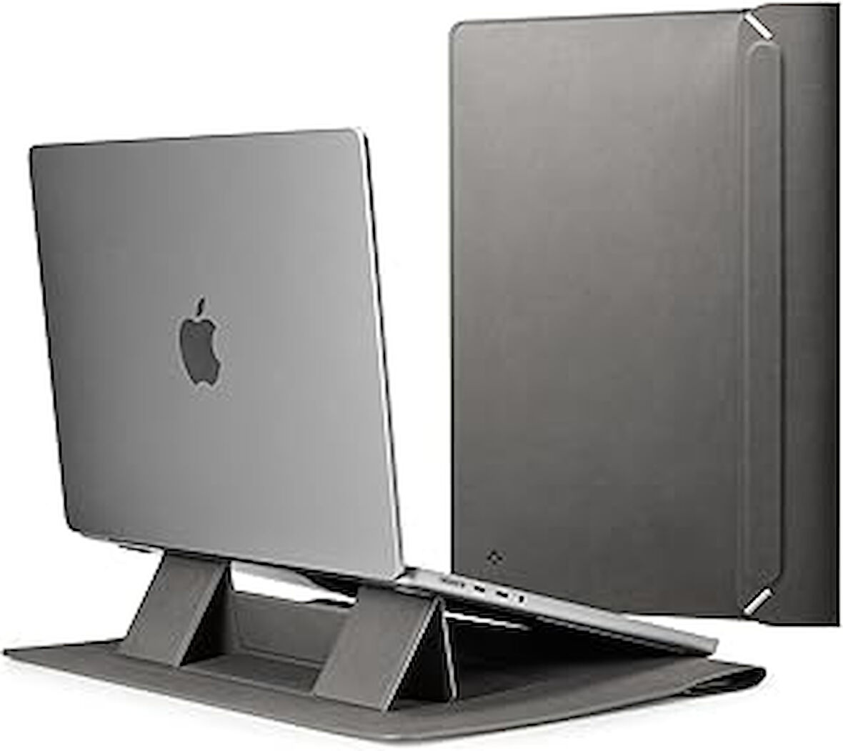 16'' MacBook & Notebook Laptop Taşıma Çantası Valentinus S Sleeve Gray - AFA06424
