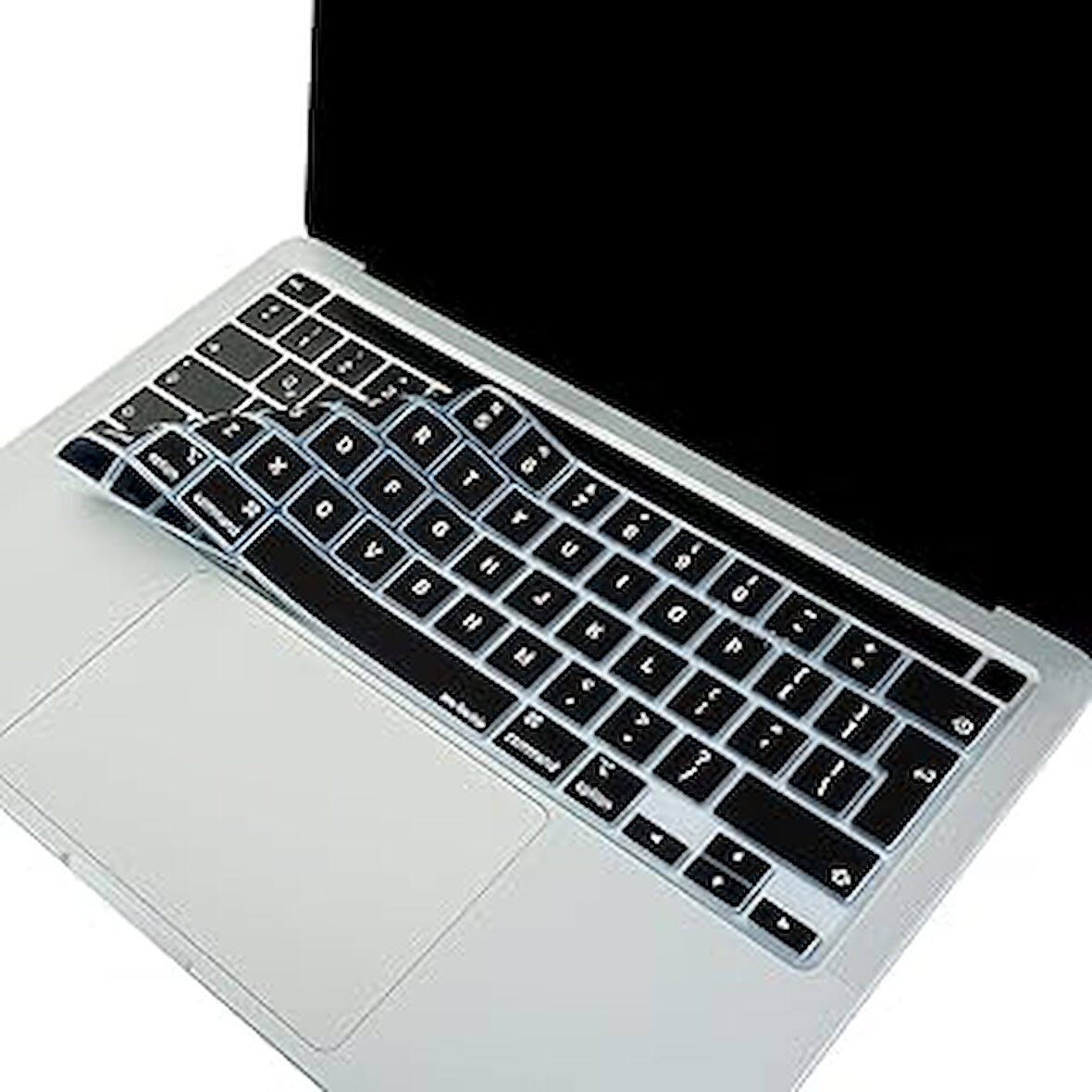 McStorey Macbook Pro Klavye Koruyucu 13inç M1-M2 Touchbarlı A2338 A2289 A2251 A2141 Uyumlu Siyah