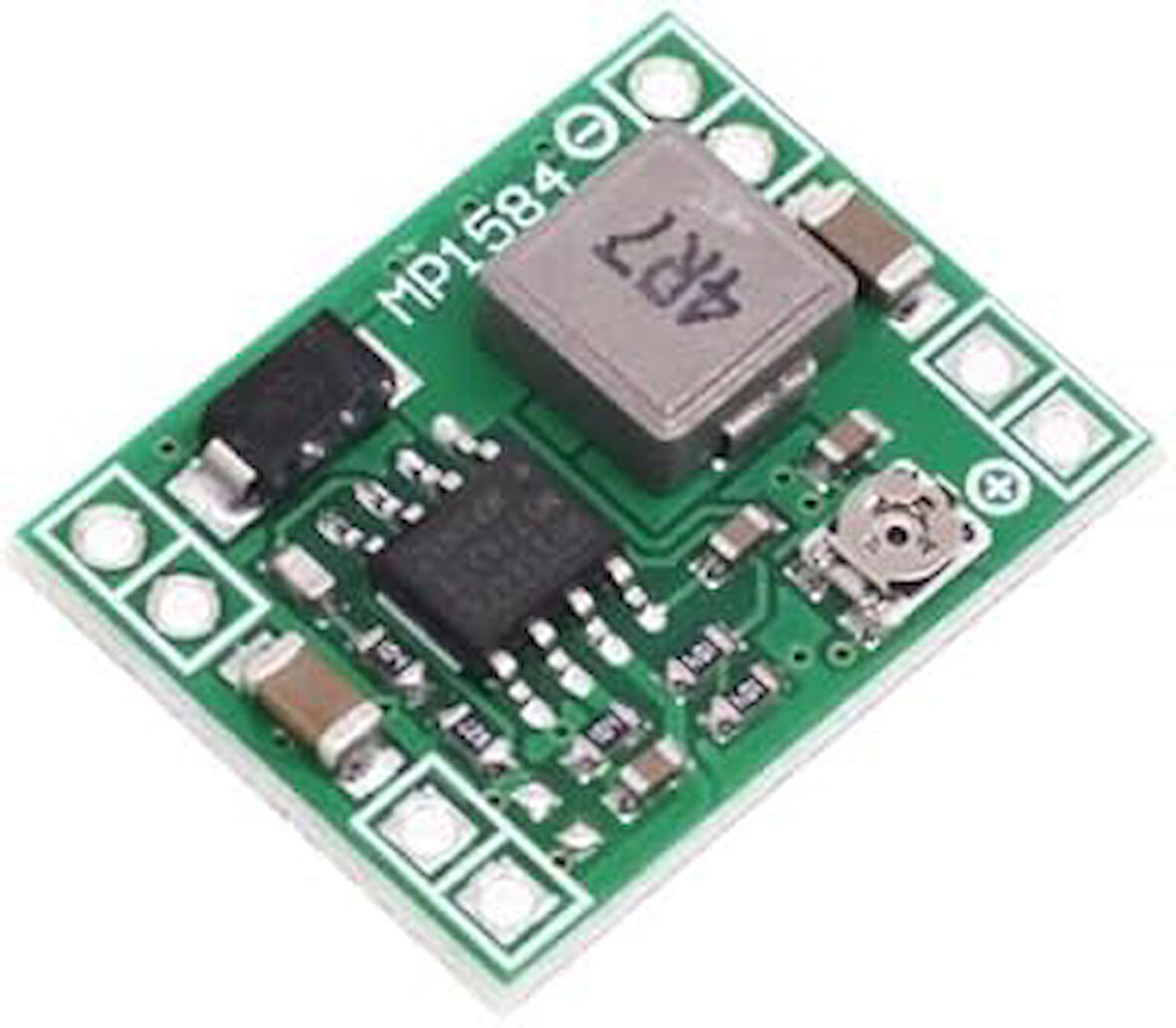 Mp1584En 3A Ultra Küçük Boyutlu Dc-Dc Adım Aşağı Besleme Modülü Ayarlanabilir