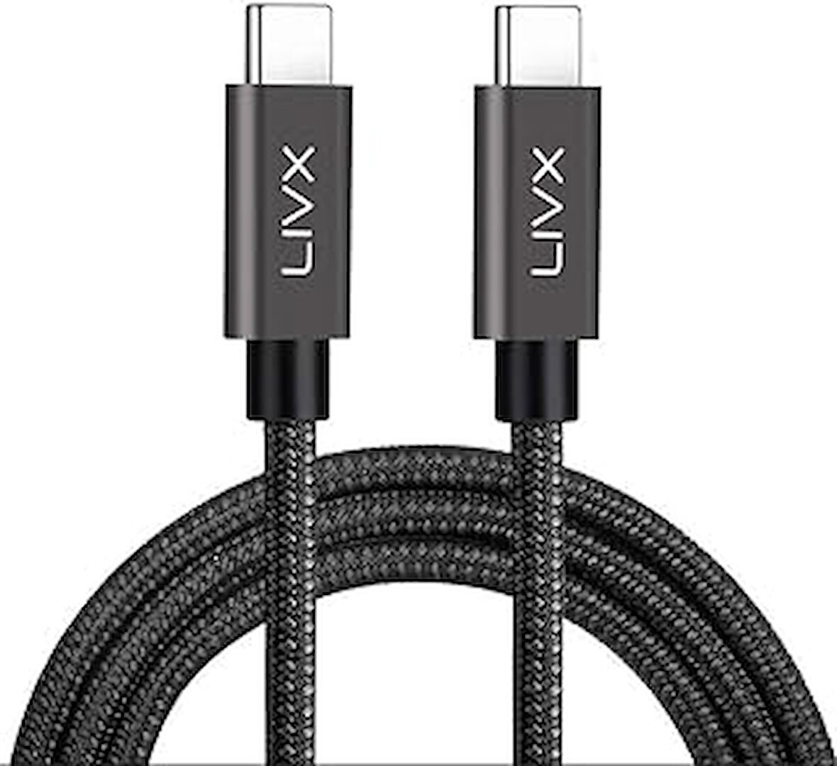 Force 100W Type-C to Type-C USB 3.1 Gen2 10 Gbps 4k@60hz Hızlı Şarj Data ve Görüntü Aktarım Kablosu Örgülü GN