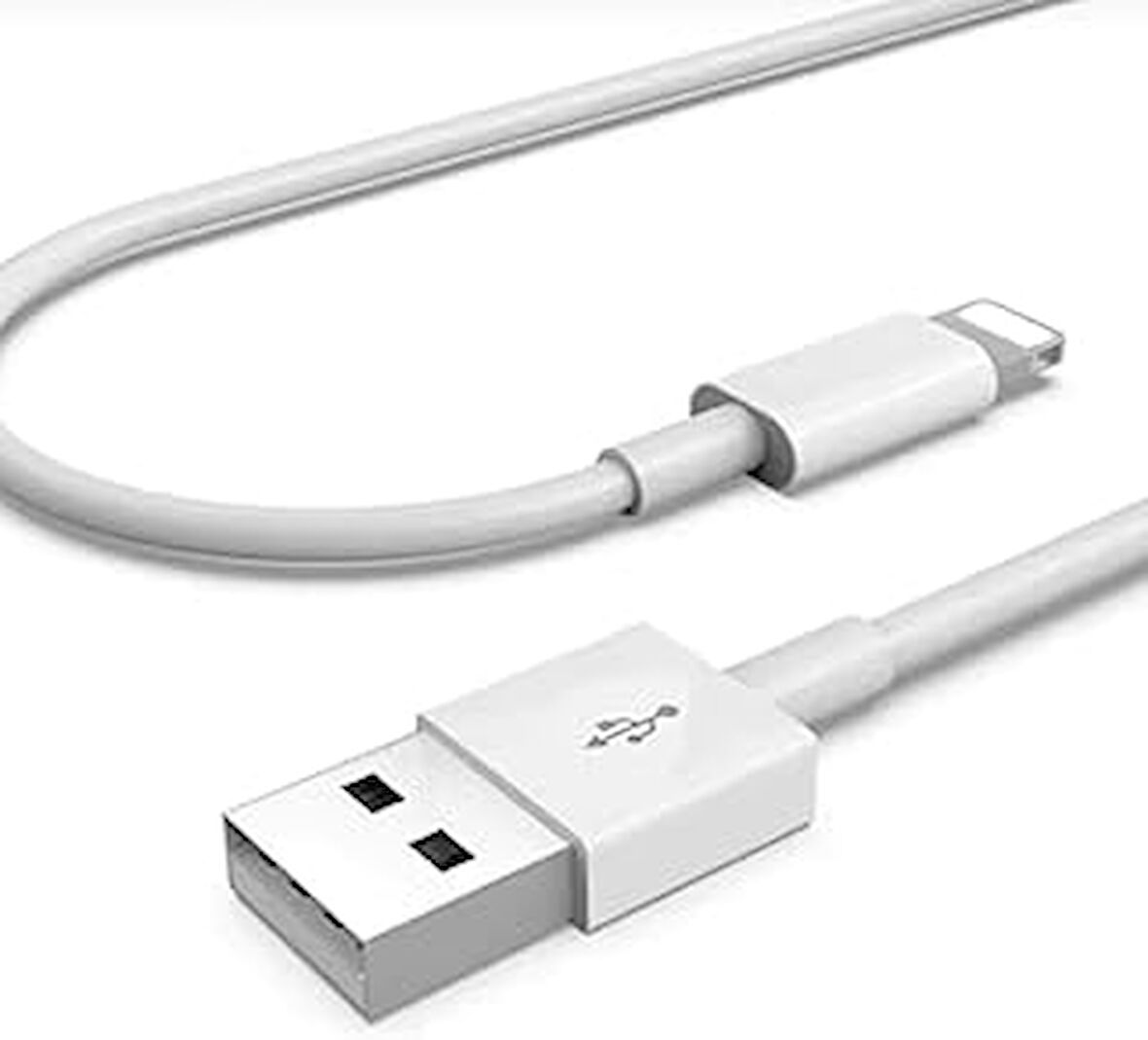 UYGUN ELEKTRONİK Iphone Uyumlu Hızlı Şarj Kablosu Usb To Lightning 6 6s 7 8 X Xs Xr 11 12 13 14 Pro Max Plus Beyaz