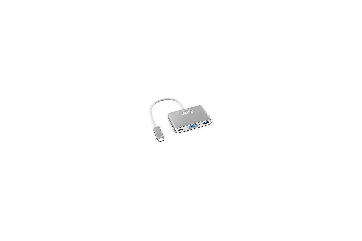 SL-USB-C66 Type-C to VGA+usb3.0+pd Kablo