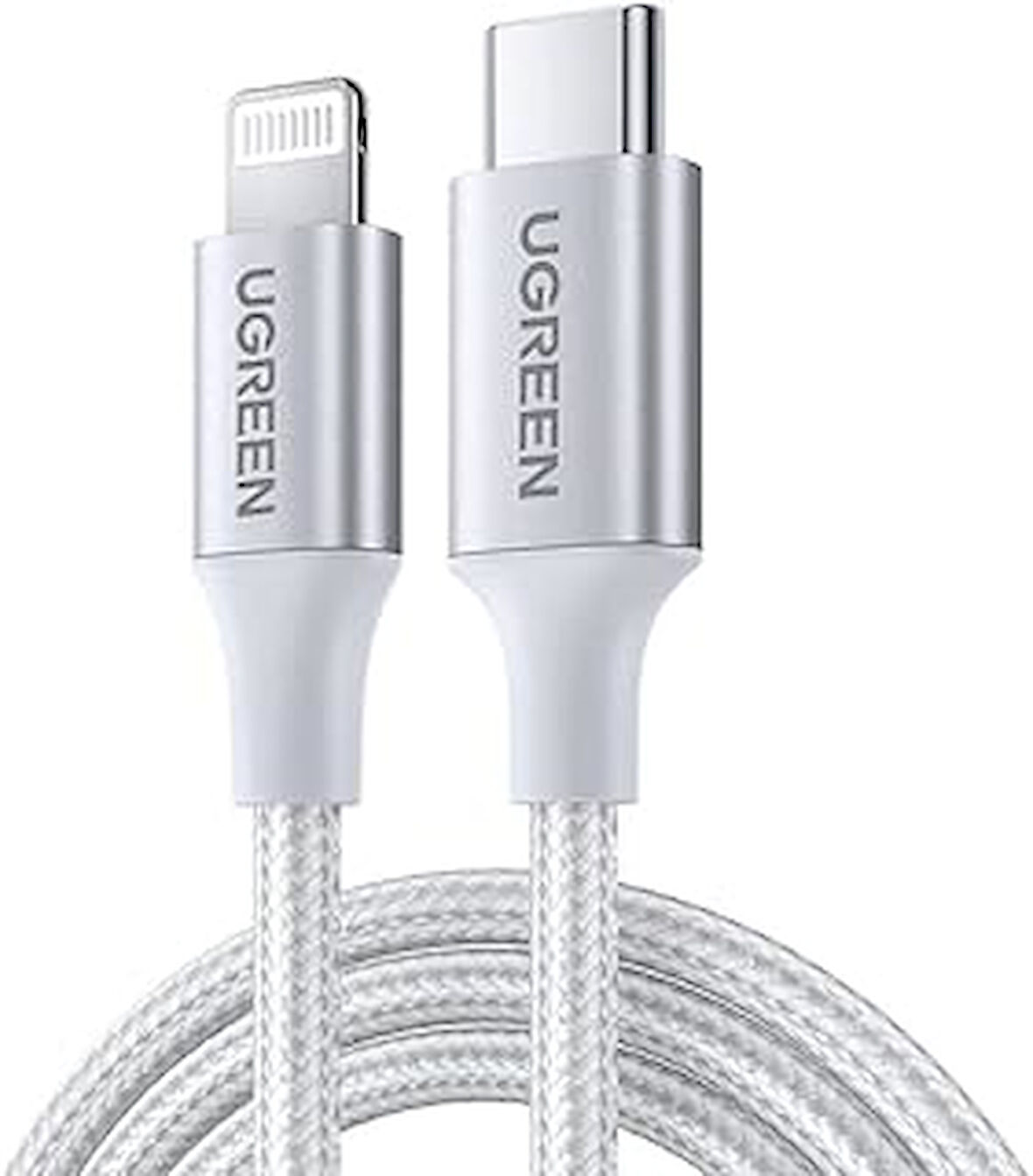 Ugreen Örgülü 36W Pd Type-C To Lightning Hızlı Şarj Ve Data Kablosu 1 Metre