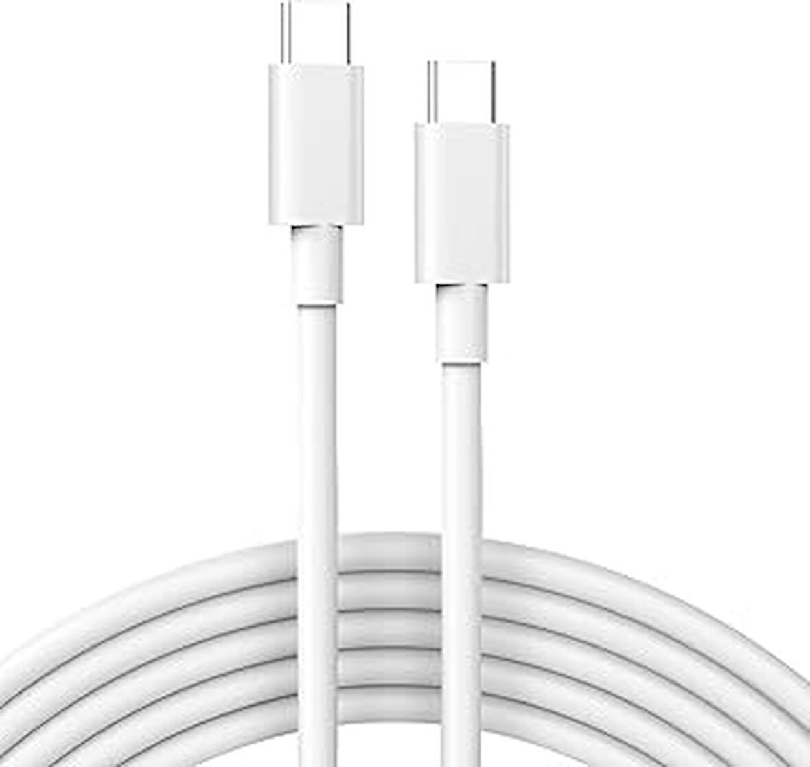 Happy Trend Şarj Kablosu iPhone 15/15 Plus/ 15 Pro/ 15 Pro Max Uyumlu Type-C to Type-C Şarj Kablosu Ayrıca ve Diğer Modellere Uyumlu
