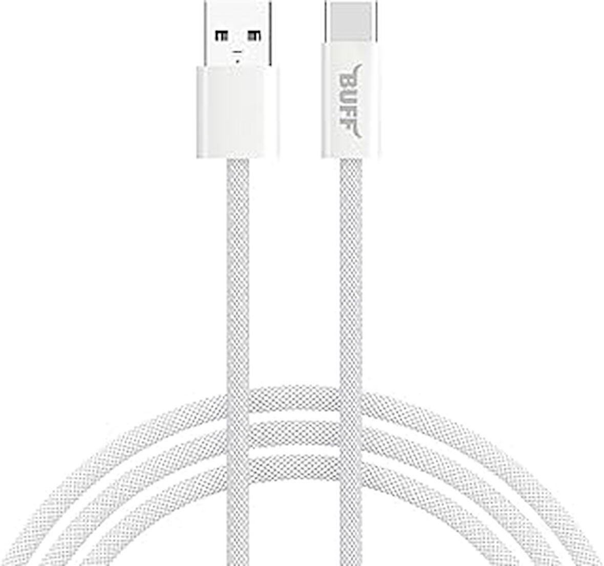 Buff Labs Bl74 Örgülü 3A 1.2M Data Ve Şarj Kablosu, Bükülmeye Dayanıklı, Hızlı Şarj (Usb Type-C)