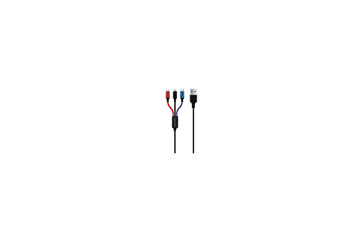 wuw X101 3in1 Sarj Kablosu 2 Amper 1 Metre