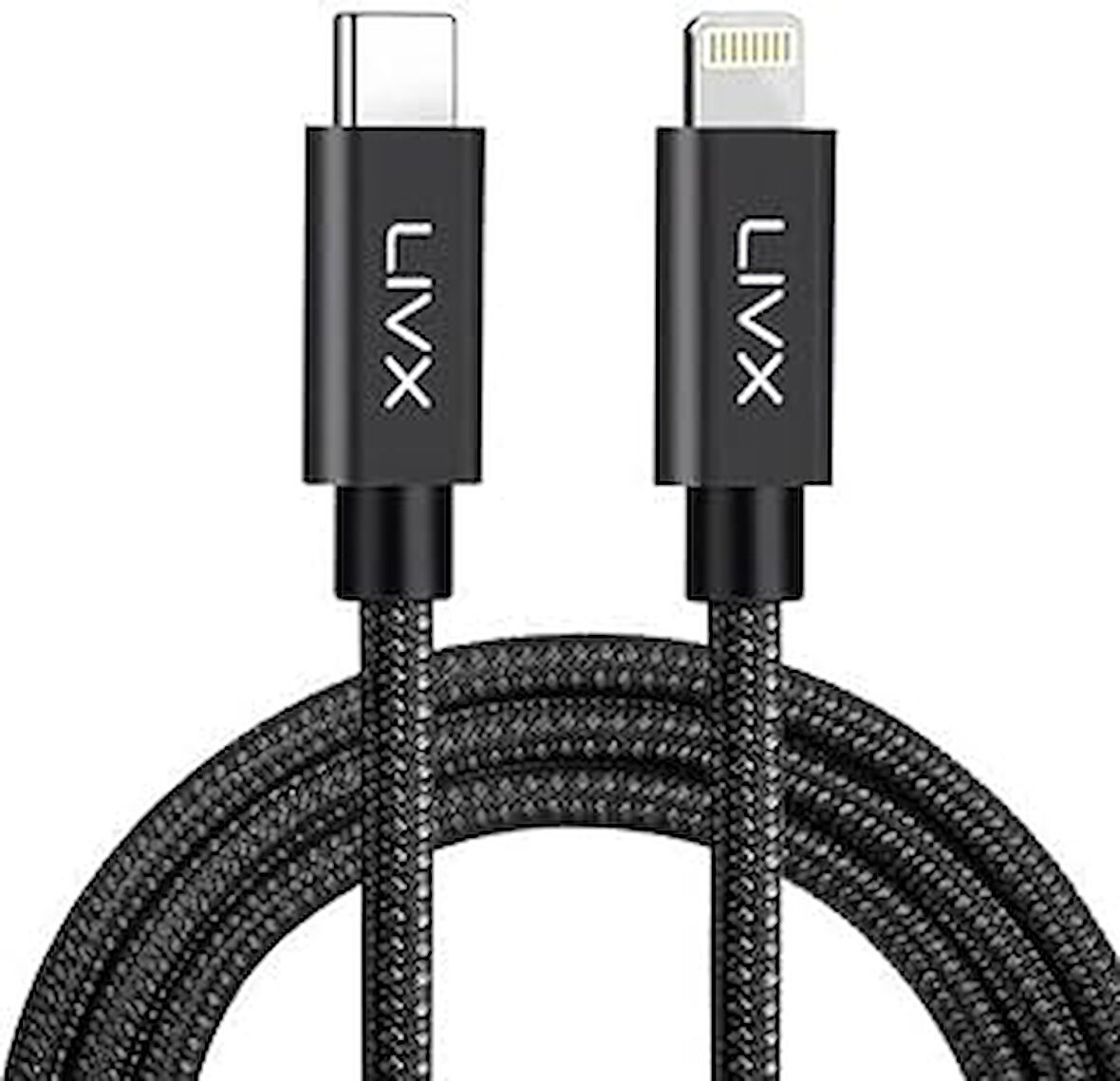 Horizontal 20W Type C to Lightning 2 Metre iPhone iPad Hızlı Şarj ve Data Kablosu Space Gray
