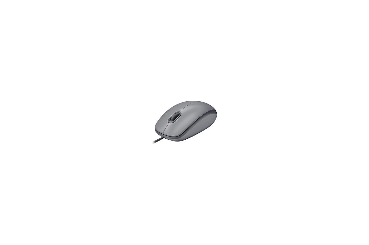 M110 USB Kablolu Sessiz Mouse, Dizüstü Bilgisayar, Notebook, PC ve Mac Quiet Click teknolojili, USB-A Bağlantılı, Sağ ve Sol Elle Kullanıma Uygun, Gri