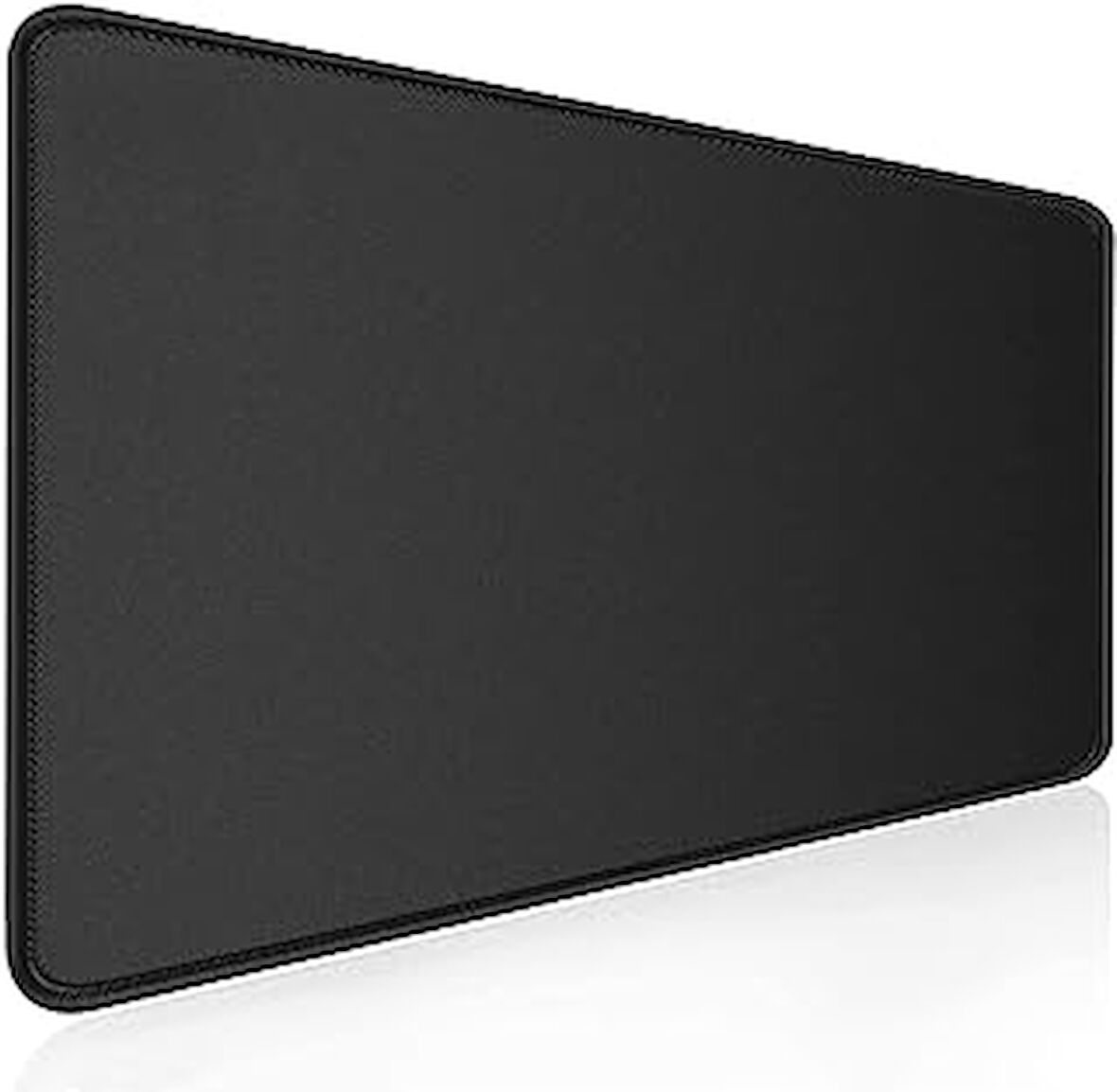 Classic Mouse Pad, Dikişli Kenar, Kaymaz Taban, Büyük Boy Pürüzsüz Yüzey, Baskısız Ofis Tipi Masa Koruyucu, Ergonomik Mouse Ped