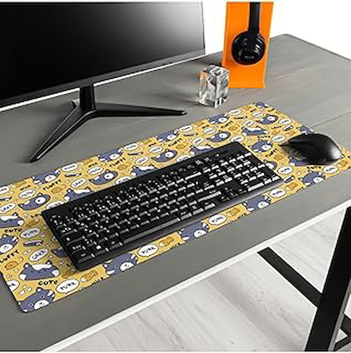 Kız Arkadaşa Hediye Sevimli Tasarımlı Mousepad - Mouse Pad - Fare Altlığı