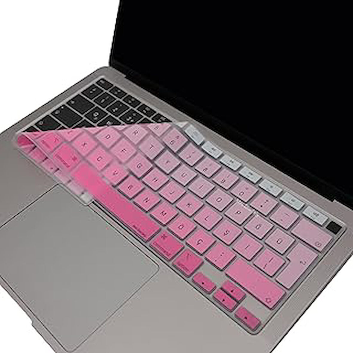 Mcstorey Macbook Air M1 13Inç Klavye Koruyucu Türkçe Q (Touchid'Li) A2179 A2337 Ile Uyumlu Gradient