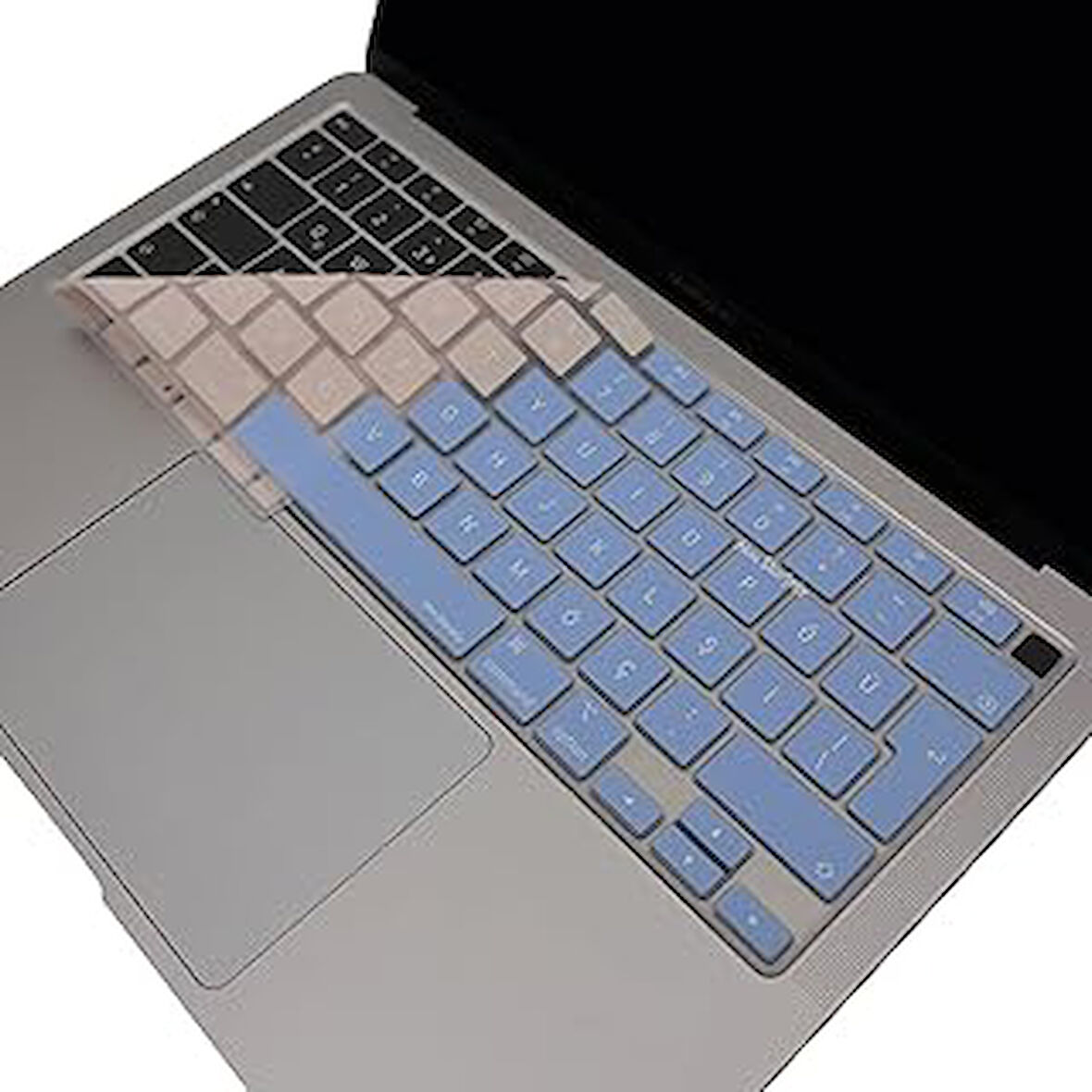 Mcstorey Macbook Air M1 13Inç Klavye Koruyucu (Türkçe Q) (Touchid'Li Air) A2179 A2337 Ile Uyumlu R.P
