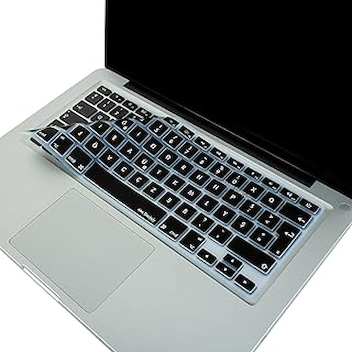 McStorey F Klavye Macbook Air Pro Koruyucu DaktiloTip ile Uyumlu Siyah