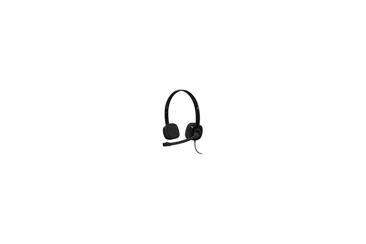Logitech H151 Kablolu Stereo Kulak Üstü Mikrofonlu Kulaklık, 3.5 Mm Jak Girişi, Kablo Üzeri Kontrol