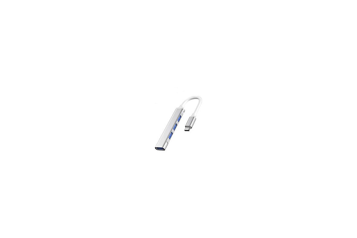 Hobimtek Type-C To Usb Hub 4 Port Metal Usb Çoğaltıcı Macbook Uyumlu Usb 3.0 Hub Otg Usb Adaptör Çok