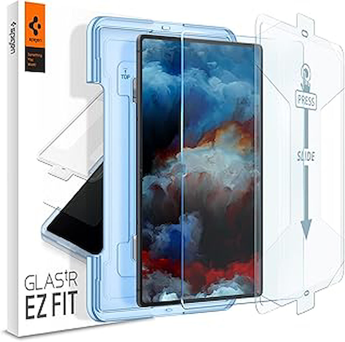 Spigen Galaxy Tab S8 Ultra Cam Ekran Koruyucu Kolay Kurulum Glas.Tr Ez Fit Slim Hd - Agl04226