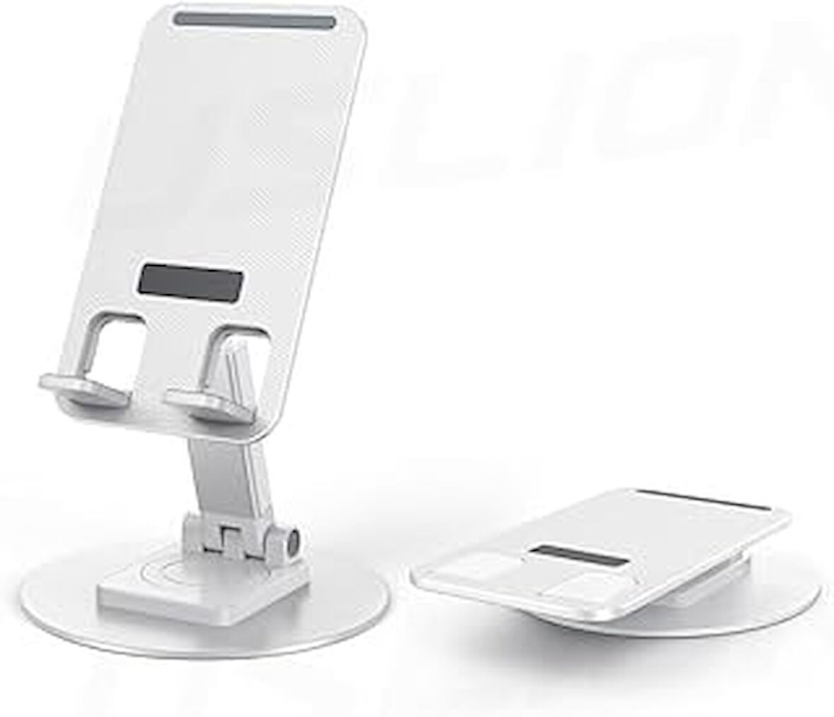 Moddestore Katlanabilir Telefon Tablet Tutucu Stand, 360 Derece Ayarlanabilir, Şarj Standı, Beyaz